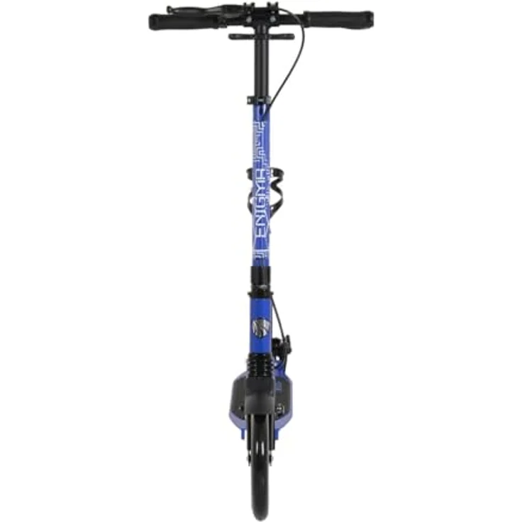Byox Kinderroller Enigma, klappbar mit PU-Rädern, Handbremse, Getränkehalter und höhenverstellbarem Lenker, blau – Bild 3