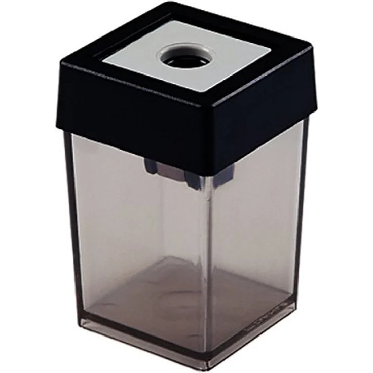 Dahle Bürotechnik Dosenspitzer Dahle 53461, Für Blei- und Farbstifte bis 8 mm Ø, grau-transparent, 5 Stück – Bild 2