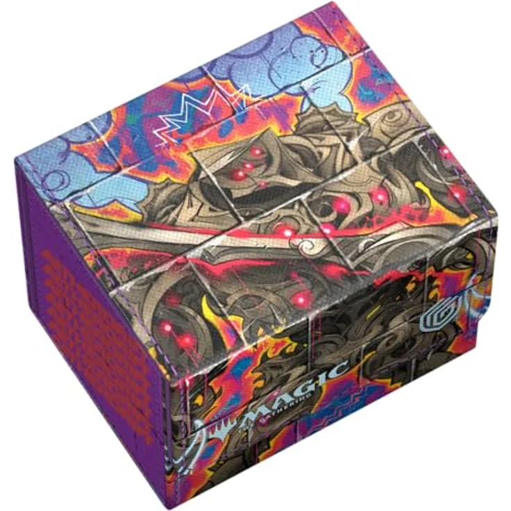 Ultimate Guard Sidewinder 100+, Deck-Box für Magic: The Gathering, bis zu 100 Double-Sleeve Karten, widerstandsfähiges Xenoskin, Magnetverschluss, Coalstoke Gearhulk, Ätherdrift 2 – Bild 3