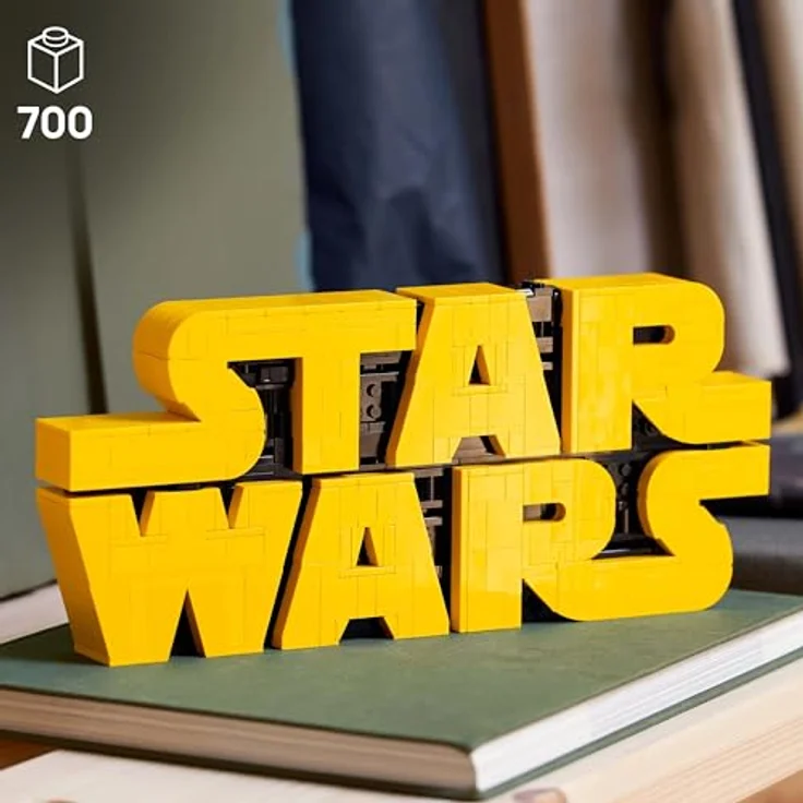 LEGO Star Wars™ 75407, Wars Logo aus Steinen Bausatz mit 700 Teilen, 3D-Dekoration für Erwachsene, Mehrfarbig – Bild 7