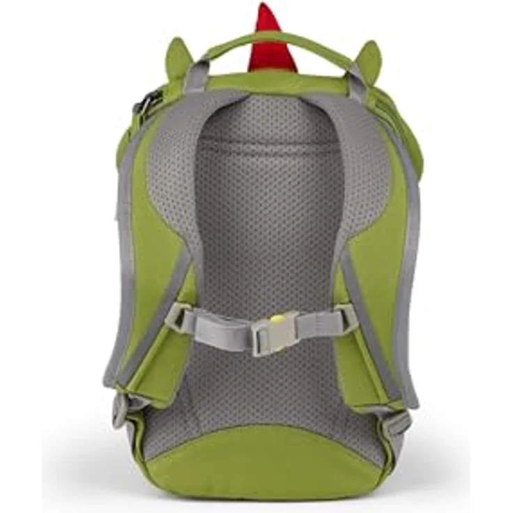 Affenzahn Kleiner Freund Drache Kindergartenrucksack, 4 Liter, grün, mit gepolsterten Schulterträgern und Brustgurt – Bild 4