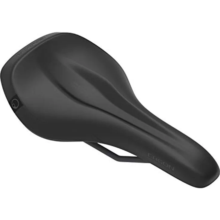 Ergon – SM E-Mountain Core Fahrradsattel | eMTB | Männer | Small/Medium | Stealth Schwarz