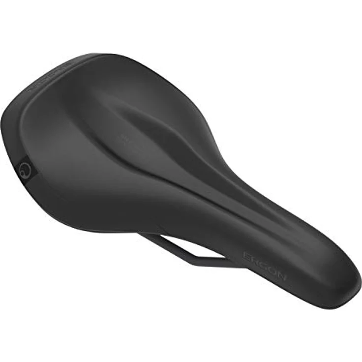 Ergon – SM E-Mountain Core Fahrradsattel | eMTB | Männer | Small/Medium | Stealth Schwarz – Bild 1