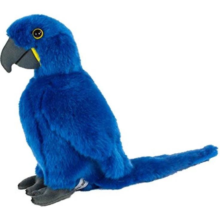 Teddys Rothenburg Plüschpapagei, sitzend, blau, 26 cm, waschbar bis 30°C – Bild 2
