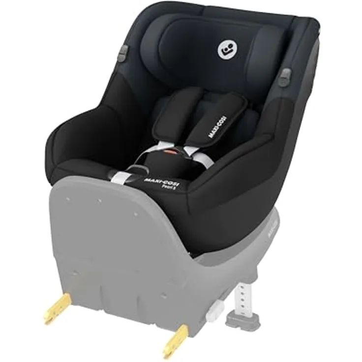 Maxi-Cosi Reboarder-Kindersitz Pearl S i-Size mit G-Cell Seitenaufpralltechnologie - Tonal Black