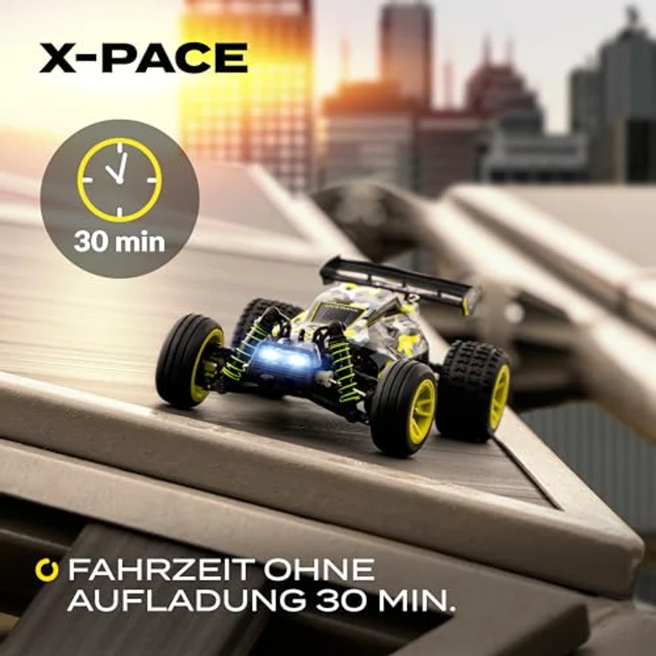 Overmax X-Pace Ferngesteuertes Auto RC Car, 4x4, 45 kmh, 100m Reichweite, LED-Beleuchtung, unabhängige Federung, große Fahrzeugabmessungen – Bild 4