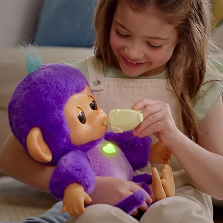 Fingerlings Pflege und Kuscheln, Interaktives Kuscheltier mit Sound und Bewegungsfunktionen – Bild 4