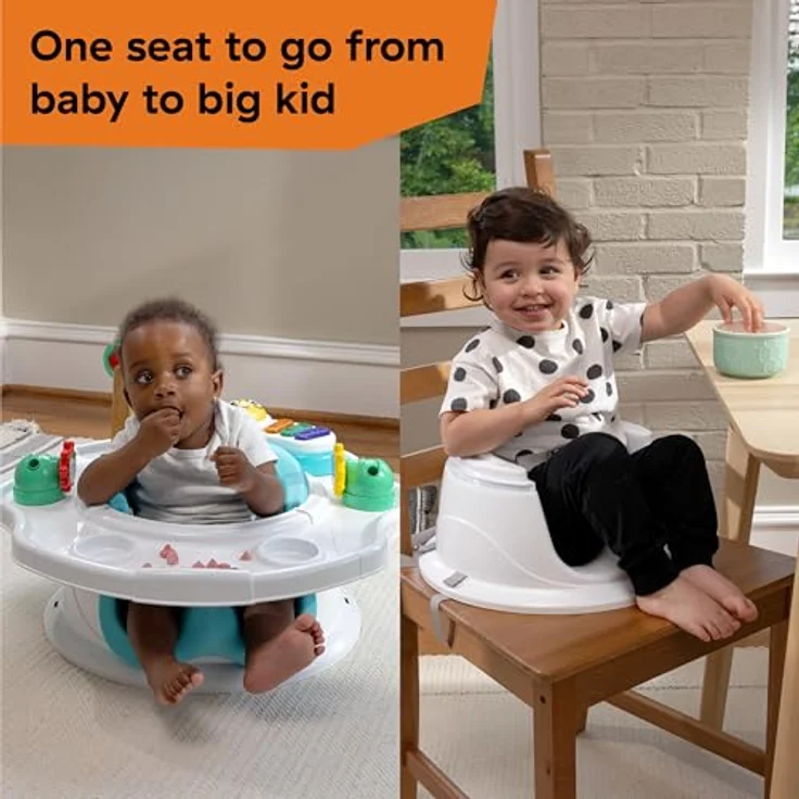 Baby Einstein SuperSeat Touch of Tunes 3-in-1 Aktivitätssitz, mit Musik und Lichtern, für Babys ab 6 Monaten, 14,96 kg, inkl. abnehmbarem Klavier, 5 Spielzeugen, BPA-freiem Snack-Tablett – Bild 5