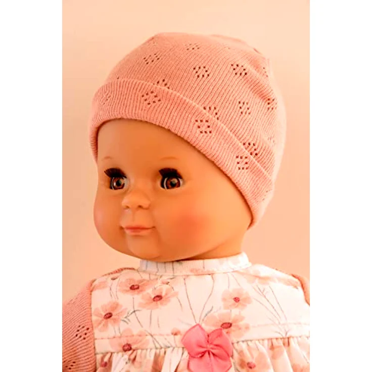 Schildkröt Puppe Schlummerle (32 Zentimeter, mit Malhaar und braunen Schlafaugen, Kleidung rose/weiß, ab 36 Monaten, Spielzeugpuppe) 2432138 – Bild 2