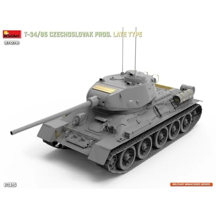 Miniart Miniart 1:35 - T34/85 Czechoslovak Prod, Late Type Modellfahrzeug mit detaillierter Nachkriegsproduktion – Bild 4