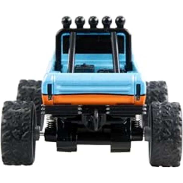 Amewi RC-Monstertruck Die Cast 1:64 RTR, blau/orange mit Pistolenfernsteuerung, drei Geschwindigkeitsstufen und Tempomat-Funktion – Bild 5