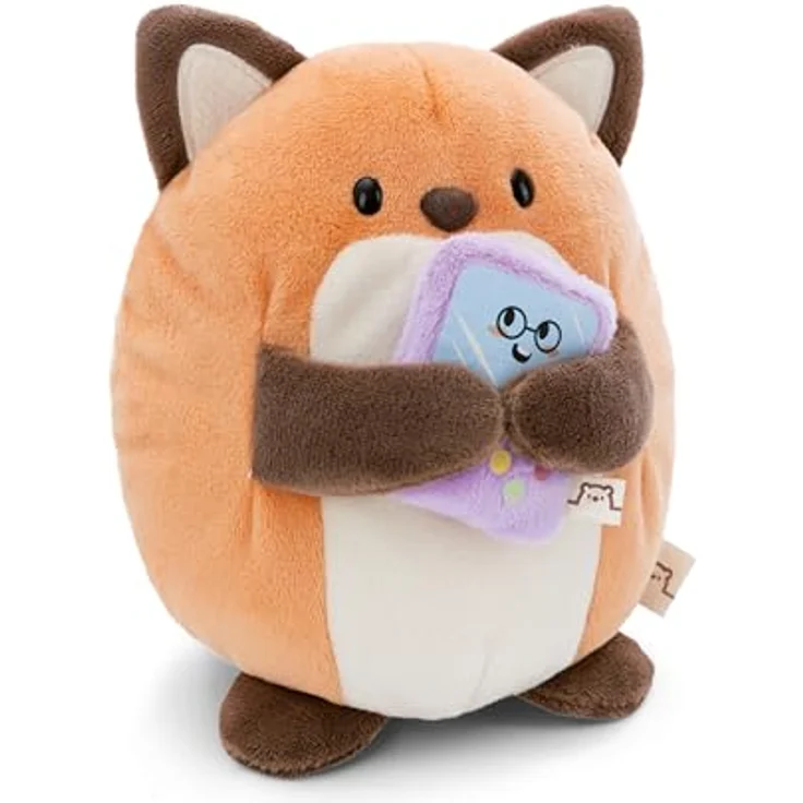 NICI MYMOCHI Fuchs Kuscheltier Geeks 16 cm mit Videospiel in Geschenkbox, Flauschiges Stofftier zum Kuscheln und Spielen - 61151 – Bild 1