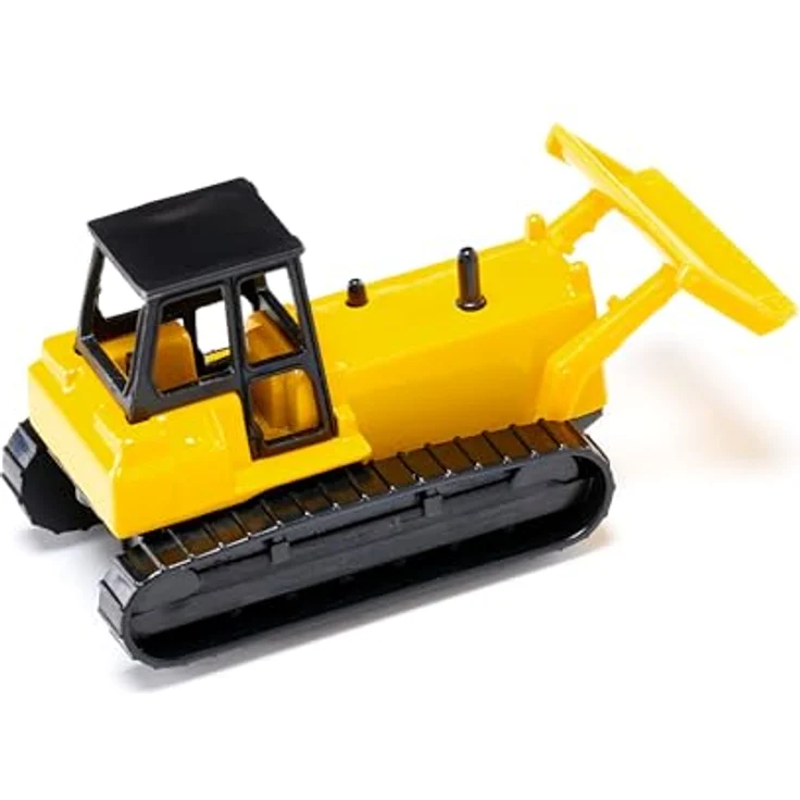 Siku 1295 Planierraupe, Spielzeugauto mit beweglichem Schild und über 260 PS, gelb – Bild 5