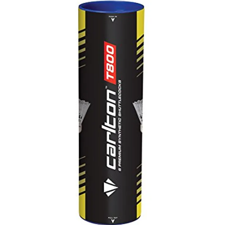 Dunlop Badmintonball Carlton Tournament T800, Rot, One Size