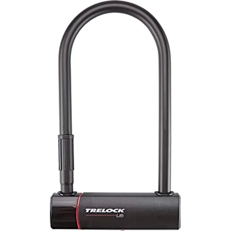 Trelock Unisex Bügelschloss-2232025900 Bügelschloss, Schwarz, One Size – Bild 1