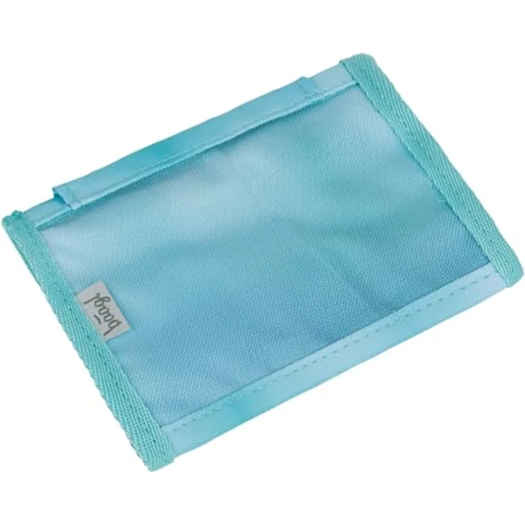 Baagl Brustbeutel Kinder - Geldbörse für Jungen und Mädchen, Mini Portemonnaie mit Münzfach, Delfin Design, 14,5 x 8,5 cm, strapazierfähiges Polyester – Bild 4
