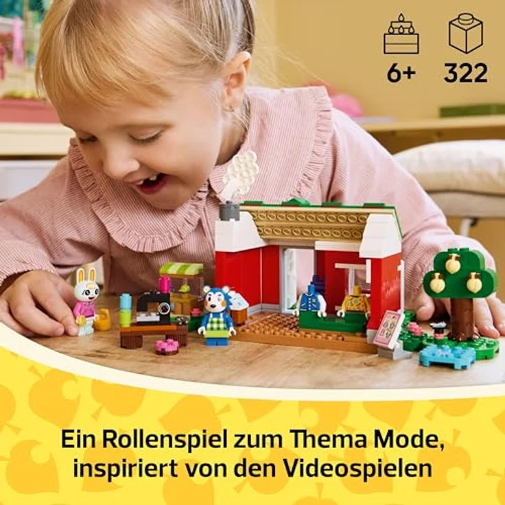 LEGO Animal Crossing Die Schneiderei der Schneiderschwestern, Bauset für kreative Rollenspiele, Geschenk ab 6 Jahren, Abenteuer Spielset 77055 – Bild 2