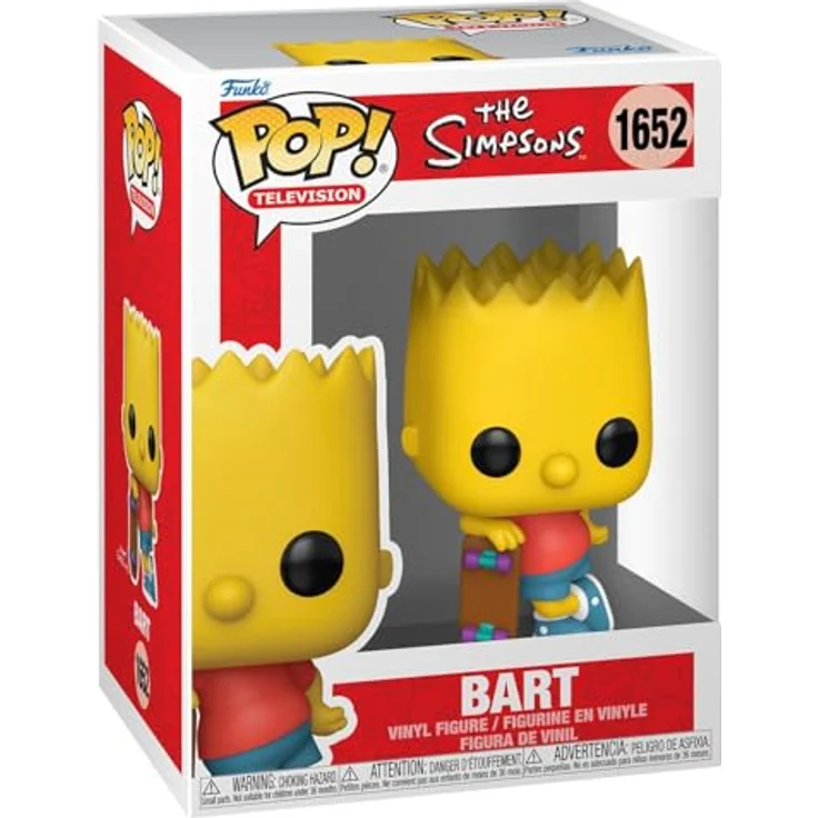 Funko POP! TV: Simpsons 0 - Bart Simpson - Vinyl-Sammelfigur, 9,5 cm Größe, Geschenkidee, Offizielle Handelswaren – Bild 1