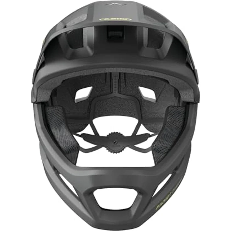 ABUS MTB-Helm YouDrop FF - Fullface-Helm für Kinder und Jugendliche - für den Einstieg in den Mountainbikesport - mit abnehmbarem Kinnschutz - Schwarz, Größe S – Bild 2