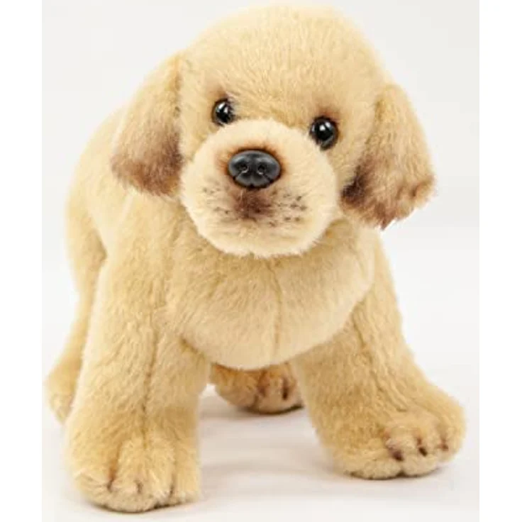Teddys Rothenburg Labrador 20 cm stehend, blonder Plüschhund, kuschelweiches Kuscheltier, maschinenwaschbar bis 30°C – Bild 3
