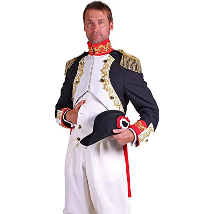 Thetru Napoleon Kostüm (M), dreiteiliges Ensemble aus 100% Polyester für historische Nachstellungen und Kostümpartys – Bild 3
