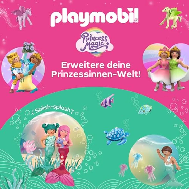 PLAYMOBIL 71845 Prinzessinenschloss mit Königspaar und Perserkatze - Playmobil Princess Magic – Bild 6