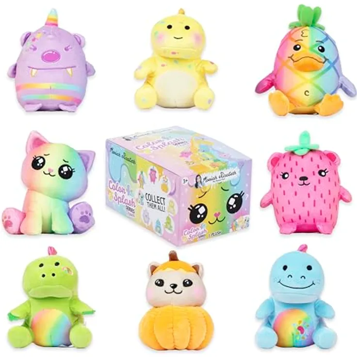 Moriah Elizabeth Mini Mystery Plush, 15 cm Plüschfigur aus Serie 3 Color Splash, Überraschungsbox mit 8 Sammelcharakteren