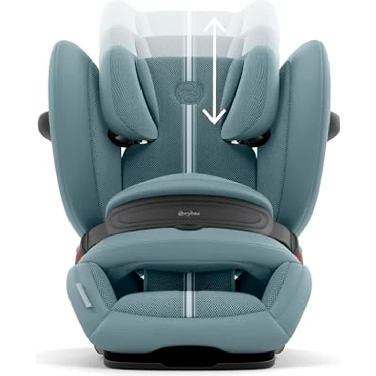 Cybex Pallas G3 Plus, 2-in-1 Kindersitz (15 Monate - 12 Jahre) mit 25% weniger Nackenverletzungen, Stormy Blue – Bild 10