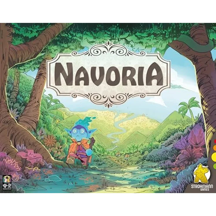 Strohmann Games Navoria, Grundspiel und Kennerspiel für 2-4 Spieler, strategisches Abenteuer ab 10 Jahren, Spieldauer 40-80 Minuten, Deutsch – Bild 2