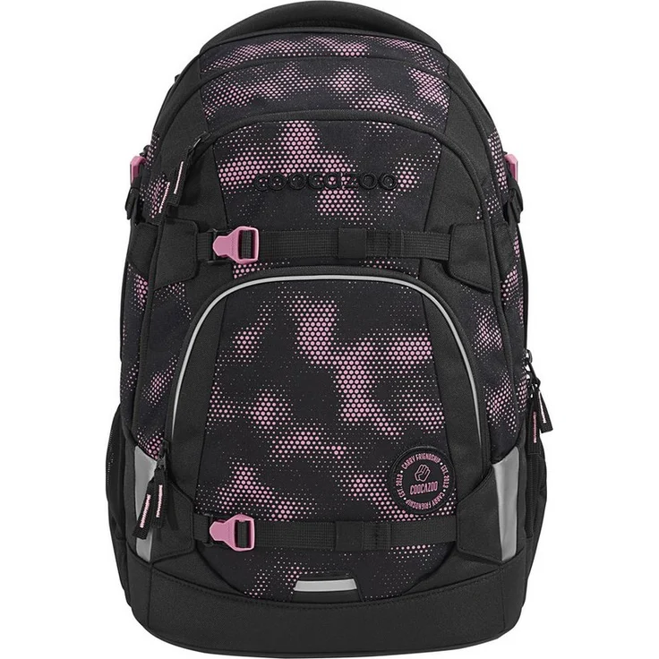 coocazoo Schulrucksack Mate, 100% PFC-frei und bluesign-zertifiziert, in Schwarz – Bild 1