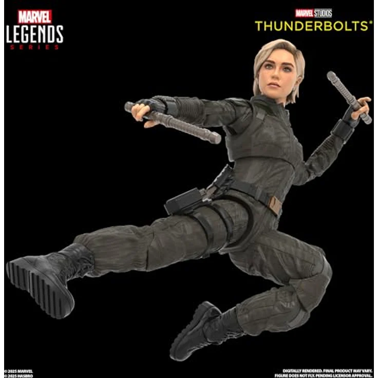 Hasbro Marvel Legends Series Yelena Belova und Red Guardian Action-Figuren, 15 cm groß mit 11 Zubehörteilen und über 20 Bewegungspunkten, im Fensterschachtel-Design – Bild 4