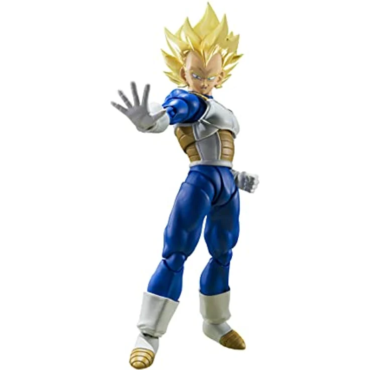 TAMASHII NATIONS Dragon Ball Z - Super Sayan Vegeta - Figurine S.H. Figuarts, 14cm Sammelfigur – Bild 1