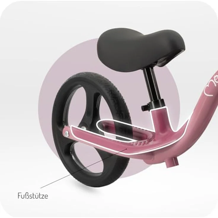 MoMi Laufrad Isoka 10 Zoll, LED-Leichträder mit Dynamo, höhenverstellbar, bis 35 kg – Bild 6