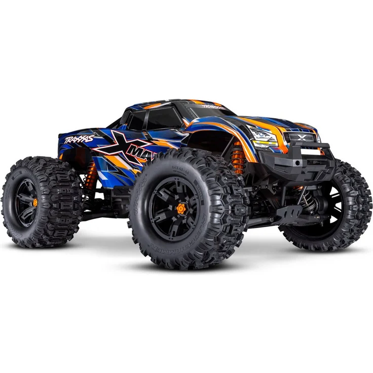 Traxxas RC-Monstertruck Traxxas RC X-Maxx 4x4 Monstertruck Belted 1:7 RTR Orange, Gigantische Größe, über 30 Volt extremer 8-Sekunden-Leistung, Sledgehammer®-Reifen mit Gürtel - Preisvergleich – Bild 1