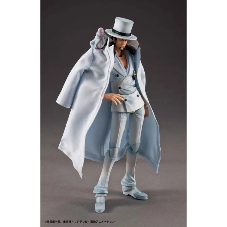 Megahouse One Piece Variable Action Heroes Actionfigur Rob Lucci Ver. 1.5, 18 cm, bewegliche PVC-Figur mit detailreicher Nachbildung