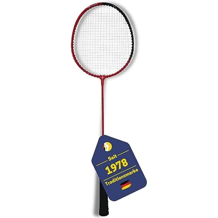 Best Sporting Badminton Schläger 300 XT I Griffband Badmintonschläger I Schaft aus gehärtetem Stahl und Rahmen aus Aluminium-Gemisch I Verstärktes T-Stück I Badminton Racket