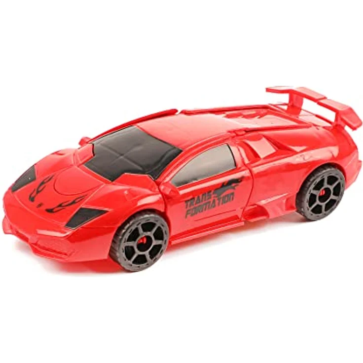 Toi-Toys ROBOFORCES 30134A Verwandlungs Roboter Superauto 3er Set, 2-in-1 Figuren mit schwingenden Schwertern, ab 3 Jahren – Bild 5