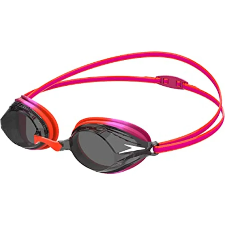 Speedo Unisex Erwachsene Junior Vengeance Schwimmbrille, Rosa/Orange, Einheitsgröße