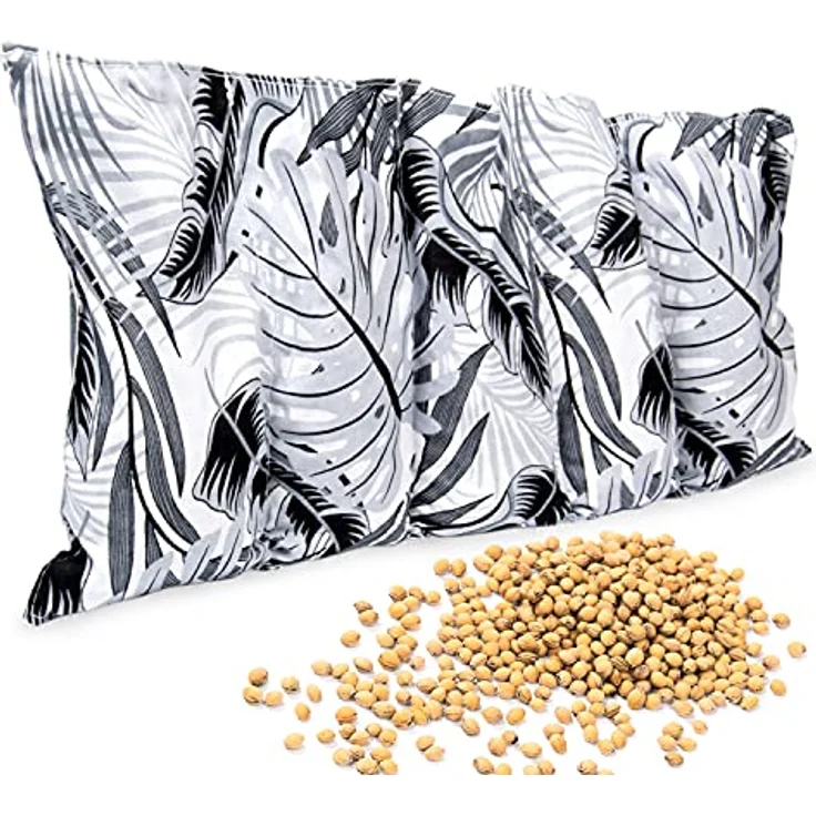 Amilian Kirschkernkissen Mikrowelle 55 x 20cm Wärmekissen Rücken Kirschkernkissen Nacken Schulter Wärmekompresse Körnerkissen Kinder Erwachsene Massagekissen Kältekissen Kirschkernkissen gross – Bild 1