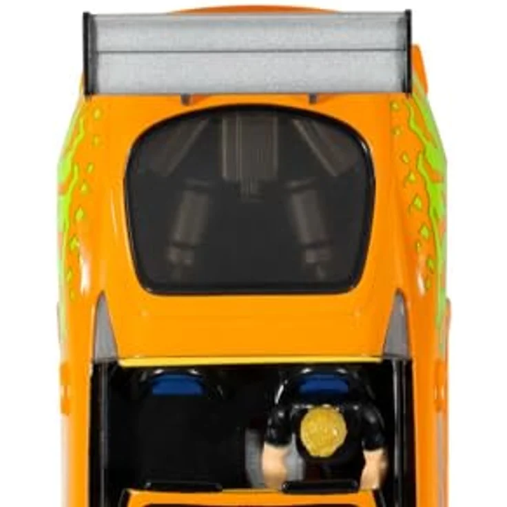 Scalextric The Fast and The Furious – Toyota Supra – Slotcar mit hoher Detailgenauigkeit und Front- sowie Rücklichtern, orange – Bild 4
