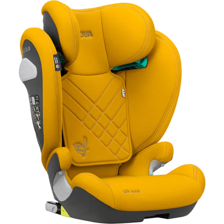 AVOVA Sora-Fix, Kindersitz für 4-12 Jahre (100-150 cm), leicht, Lime Green