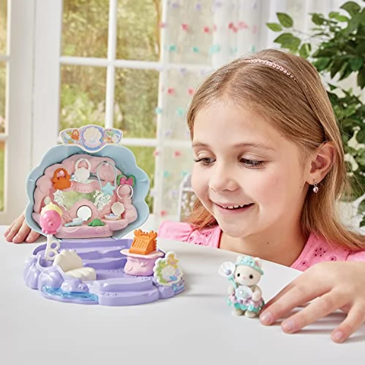 Sylvanian Families Baby Meerjungfrauen Boutique, Spielset mit Figur für Kinder, 5760 – Bild 5