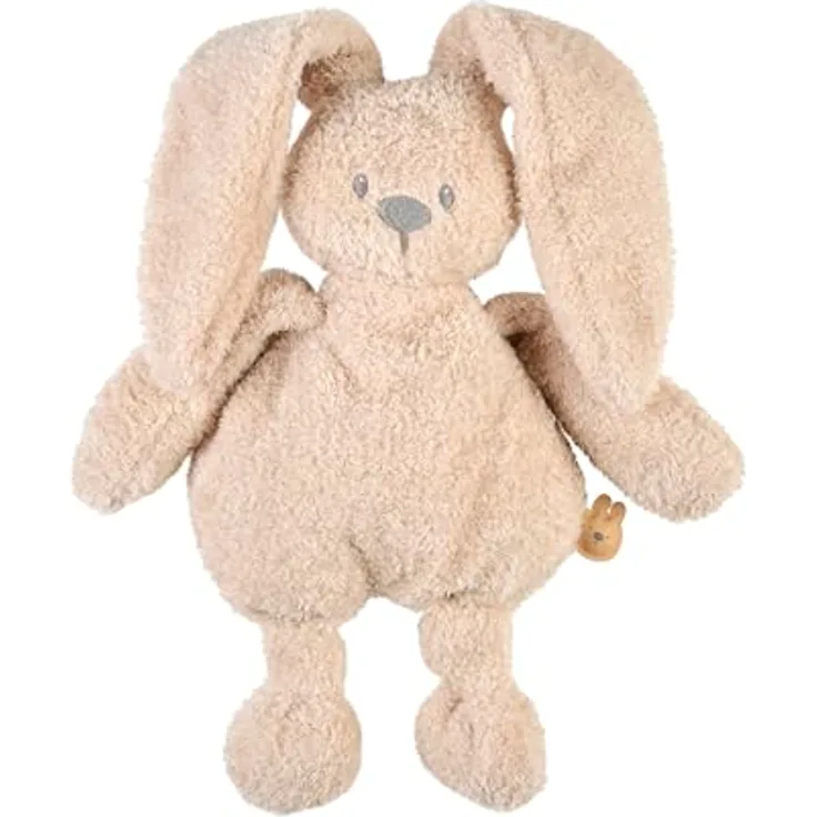 Nattou Kuscheltier Teddy Hase Lapidou, flauschiger Begleiter aus Teddystoff, sandfarben, OneSize, maschinenwaschbar