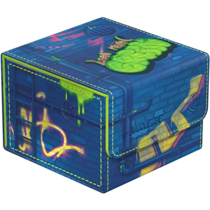 Ultimate Guard Sidewinder 133+ Xenoskin Deckbox für Magic: The Gathering, Teenage Mutant Ninja Turtles Design, blau, für 133 Karten