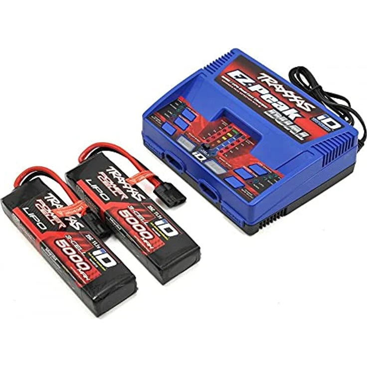 Traxxas 2990GX DUAL EZ-Peak Plus-Lader 2972GX + 2x 3S Lipo 5000mAh 2872X – Bild 2