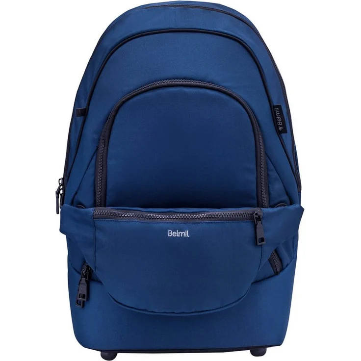 Belmil Schulrucksack Backpack & Fanny Pack, 2-tlg. Set, Polyester, Navy Blue