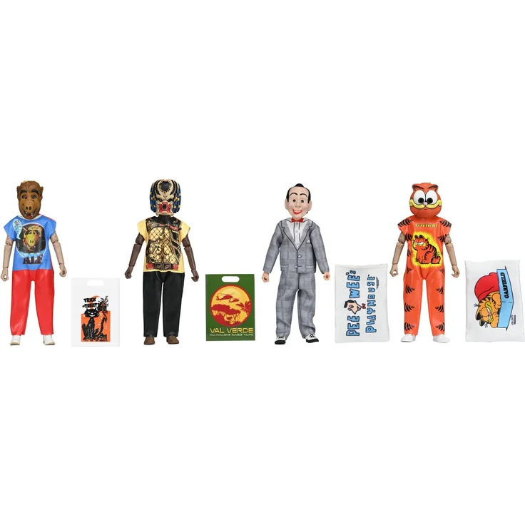 NECA Ben Cooper Actionfiguren Costume Series 8, 15 cm Sammelfiguren Sortiment (12) - Detailreiche Charaktere wie Alf, Garfield und Predator in Blisterverpackung