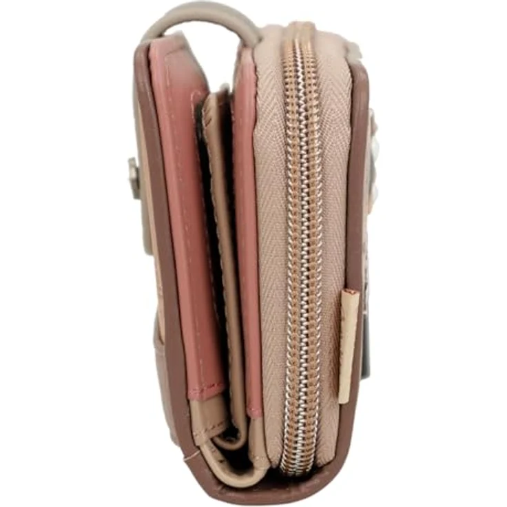 Anekke Geldbörse Hollywood Stars RFID Wallet M - Multicolor (altrosa / rosa / weiß / mauve), 2-tlg Set mit RFID-Blocker Schutz – Bild 4