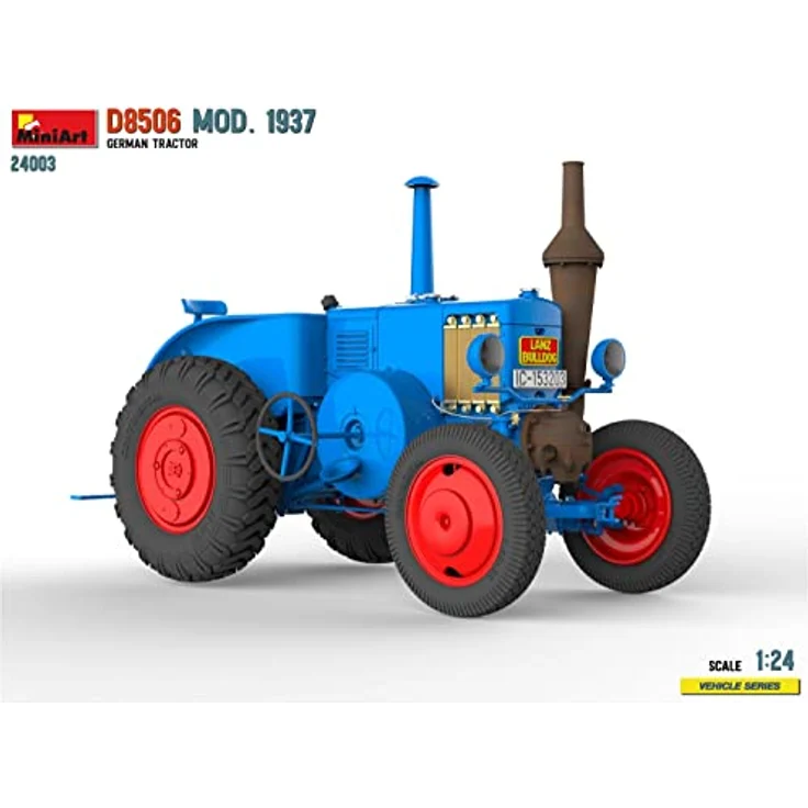 Mini art D8506 Ackerschlepper Modell 1937, Standmodell im Maßstab 1:24 mit detailreichen Gravierungen und Photoätzteilen – Bild 5