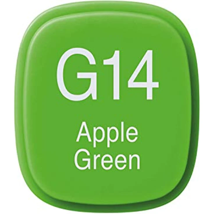 Copic Classic Marker Typ G - 14, Apple Green, professioneller Layoutmarker mit breiter und feiner Spitze, schnelltrocknend und wischfest – Bild 3